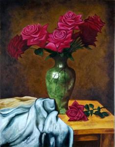 Mrs.Swathi - Oil painting on Canvas