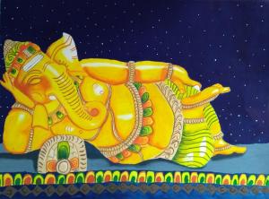 Bhavana-Poster color on paper